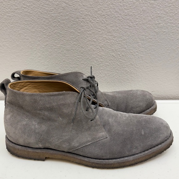 Ross & Snow Gray Mens Chukka Boots Size 11 Suede - Picture 2 of 6